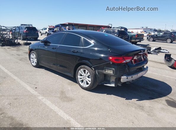 1C3CCCFB4HN511292 2017 CHRYSLER 200 Black უკანა მარცხენა
