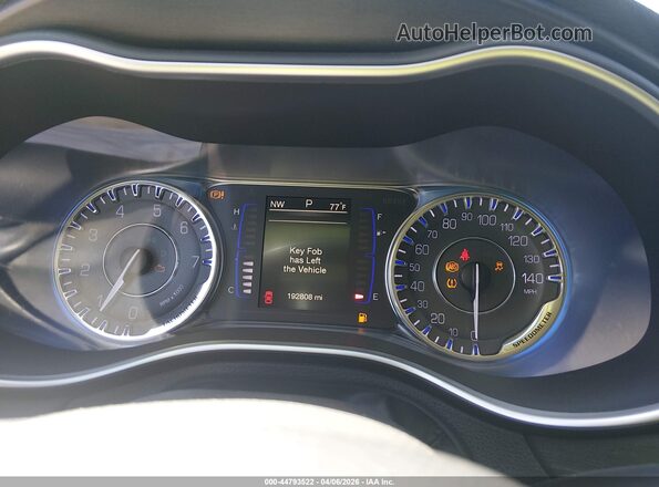 1C3CCCFB4HN511292 2017 CHRYSLER 200 Black უკანა სავარძლების ხედი