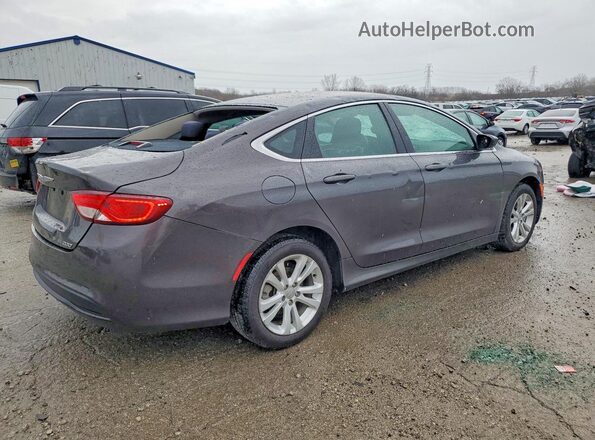 1C3CCCFB8HN505849 2017 CHRYSLER 200 Gray Tył prawy