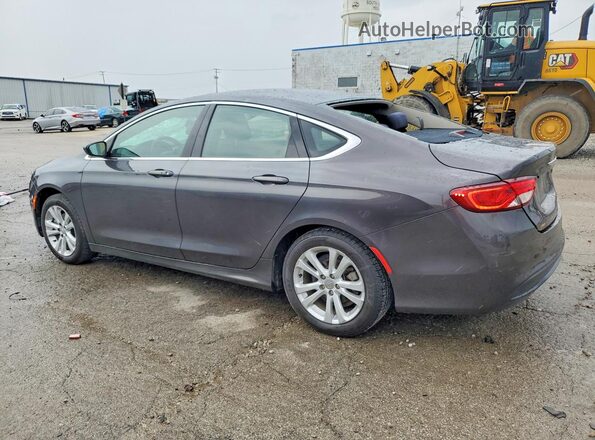 1C3CCCFB8HN505849 2017 CHRYSLER 200 Gray Tył lewy