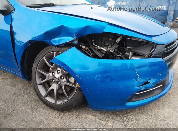 1C3CDFAA1GD728445 2016 DODGE DART Синий Вид спереди