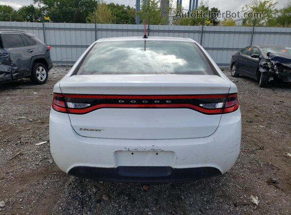 1C3CDFAA3GD578516 2016 DODGE DART Белый Вид сзади
