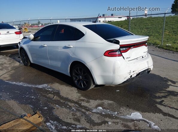 1C3CDFAA5GD577836 2016 DODGE DART Белый Задняя левая четверть
