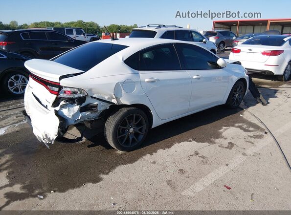 1C3CDFAA5GD577836 2016 DODGE DART Белый Задняя правая четверть