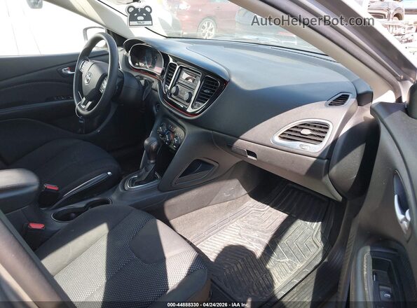 1C3CDFAA8GD624518 2016 DODGE DART Silver Front interior view
