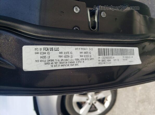 1C3CDFBB2GD555140 2016 DODGE DART Gray Вид підкапотного простору