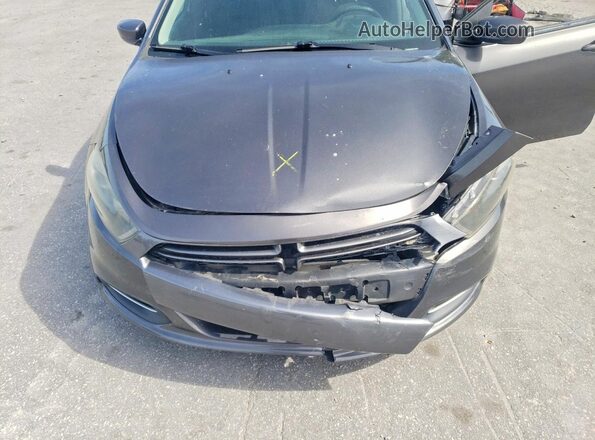 1C3CDFBB2GD555140 2016 DODGE DART Gray Вид задньої частини салону