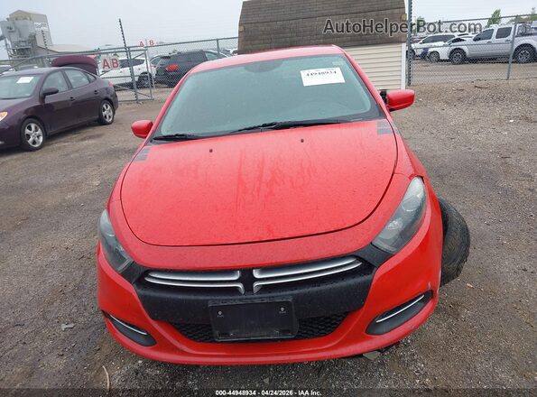 1C3CDFBB4GD764167 2016 DODGE DART Красный Вид щитка приборов