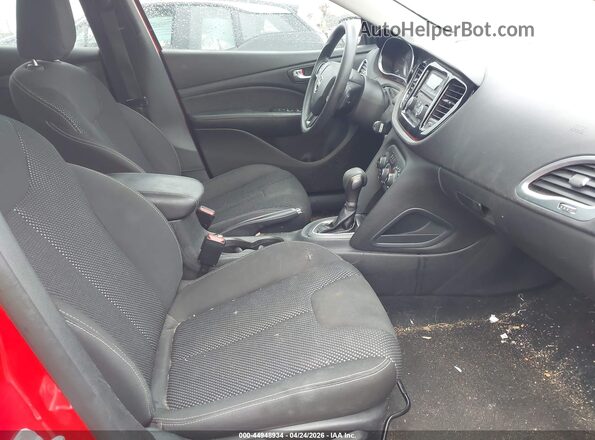 1C3CDFBB4GD764167 2016 DODGE DART Красный Вид салона спереди