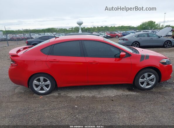 1C3CDFBB4GD764167 2016 DODGE DART Красный Вид задней части салона