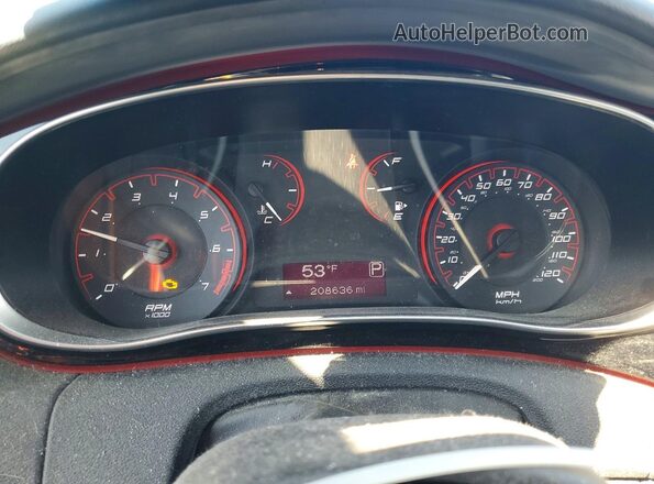 1C3CDFBB9GD505996 2016 DODGE DART Blue Vista del cuadro de instrumentos