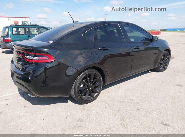 1C3CDFEBXGD704387 2016 DODGE DART Черный Задняя правая четверть
