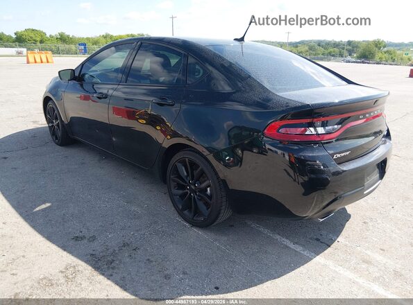 1C3CDFEBXGD704387 2016 DODGE DART Черный Задняя левая четверть
