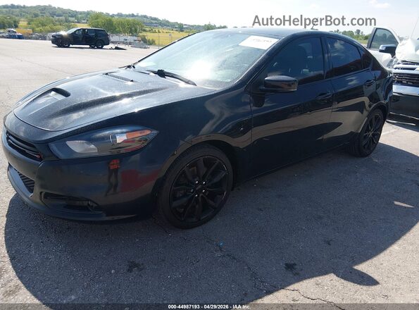 1C3CDFEBXGD704387 2016 DODGE DART Черный Передняя левая четверть