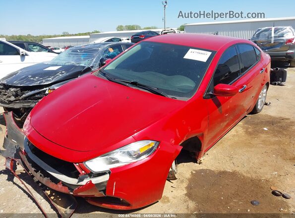 1C3CDFFA4GD821095 2016 DODGE DART Red Przód lewy
