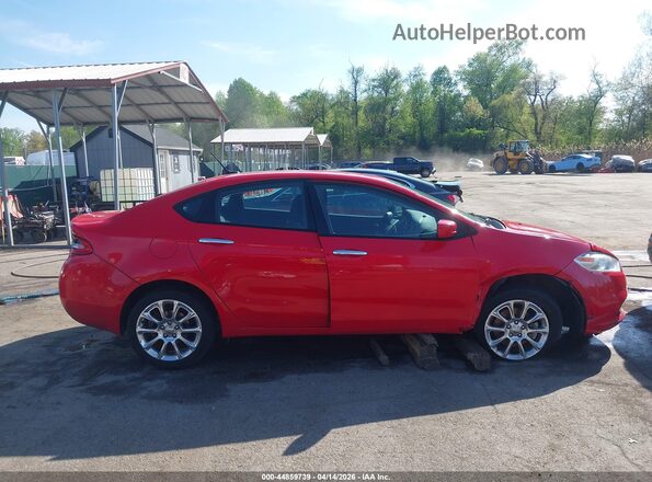 1C3CDFFAXGD820761 2016 DODGE DART Red Widok wnętrza z tyłu