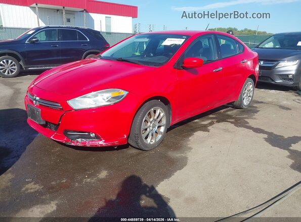1C3CDFFAXGD820761 2016 DODGE DART Red Przód lewy