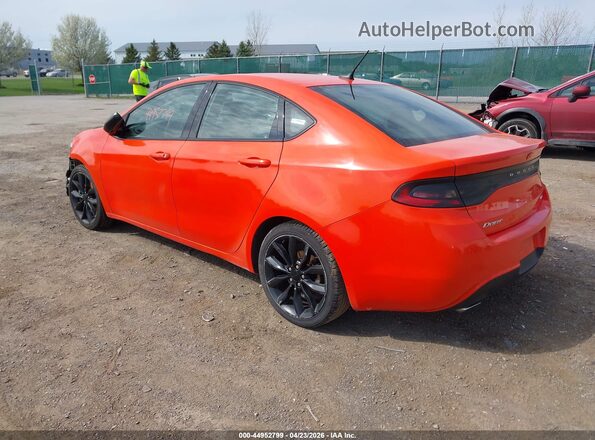 1C3CDFGBXGD791494 2016 DODGE DART Orange Հետևի ձախ