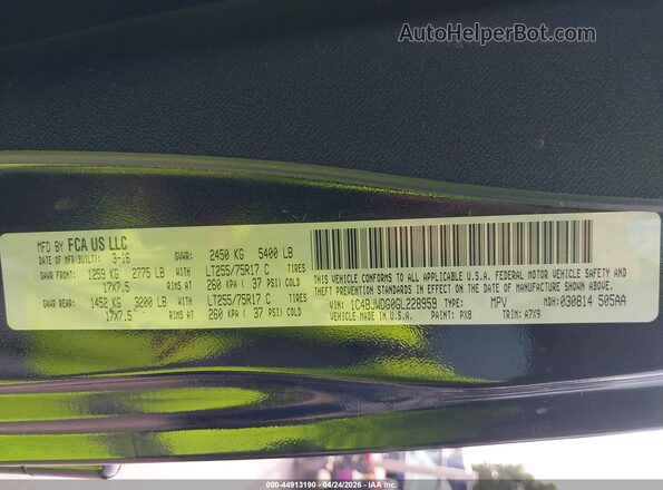 1C4BJWDG0GL228959 2016 JEEP WRANGLER UNLIMITED Black Engine compartment view