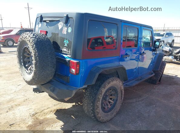 1C4BJWDG1GL251179 2016 JEEP WRANGLER UNLIMITED Blue Rear right
