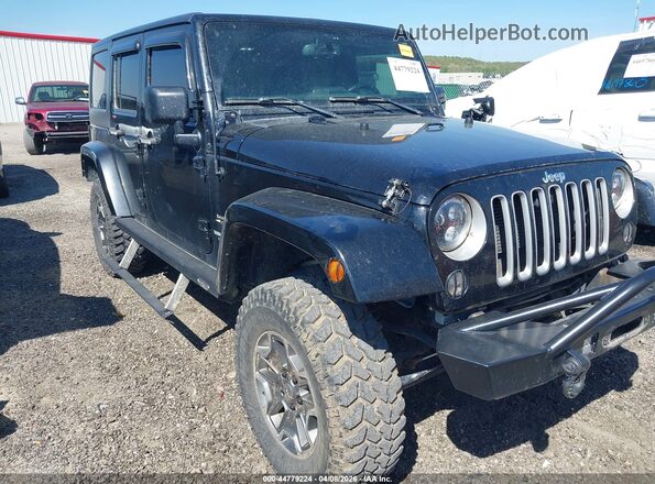 1C4BJWEG2GL150327 2016 JEEP WRANGLER UNLIMITED Black Front view