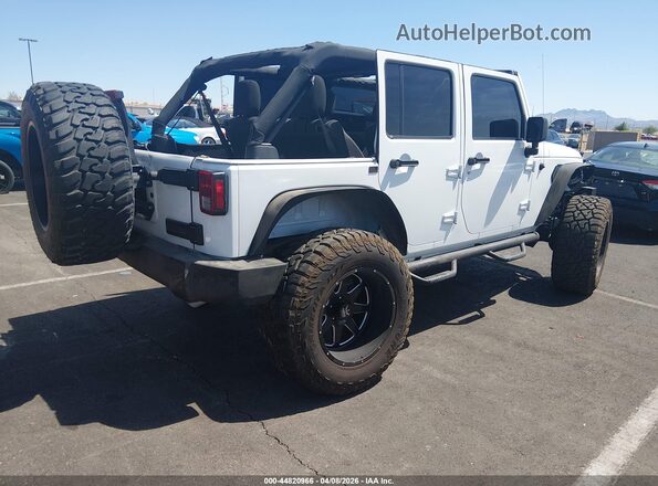 1C4HJWDG2GL162344 2016 JEEP WRANGLER UNLIMITED Белый Задняя правая четверть