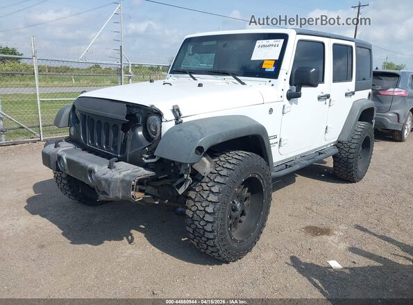 1C4HJWDG3GL346224 2016 JEEP WRANGLER UNLIMITED White Առջևի ձախ երեք քառորդ տեսարան