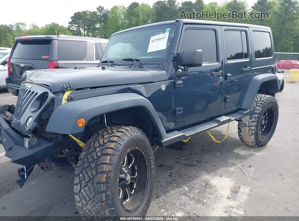 1C4HJWDG7GL320001 2016 JEEP WRANGLER UNLIMITED Черный Передняя левая четверть