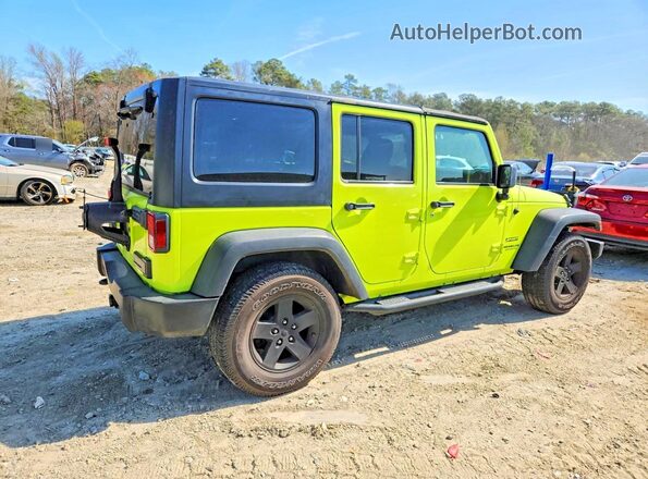 1C4HJWDG9GL295702 2016 JEEP WRANGLER Green Задня права чверть