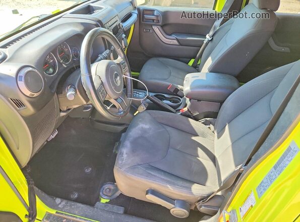 1C4HJWDG9GL295702 2016 JEEP WRANGLER Green Вид салону спереду