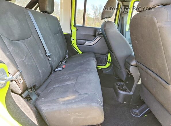 1C4HJWDG9GL295702 2016 JEEP WRANGLER Green Вид задньої частини салону