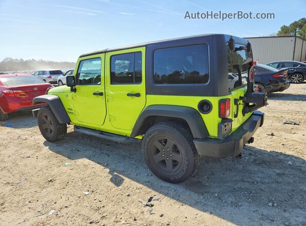 1C4HJWDG9GL295702 2016 JEEP WRANGLER Green Задня ліва чверть