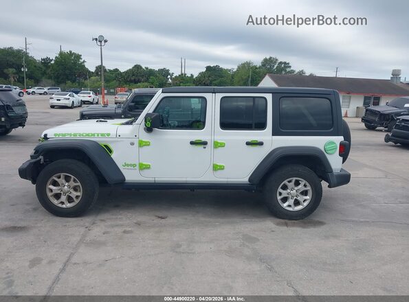 1C4HJXDN6MW601348 2021 JEEP WRANGLER UNLIMITED White სალონის 360-გრადუსიანი ხედი