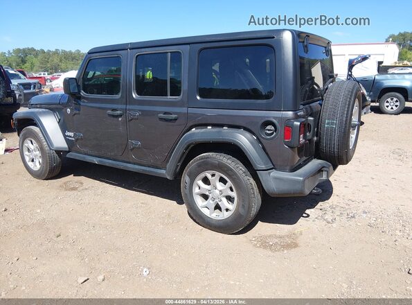 1C4HJXDN7MW757401 2021 JEEP WRANGLER UNLIMITED Gray Trasero izquierdo