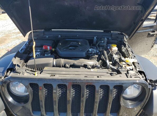 1C4HJXDN8MW531237 2021 JEEP WRANGLER Black Vista del compartimento del motor