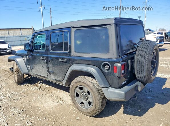 1C4HJXDN8MW531237 2021 JEEP WRANGLER Black Trasero izquierdo