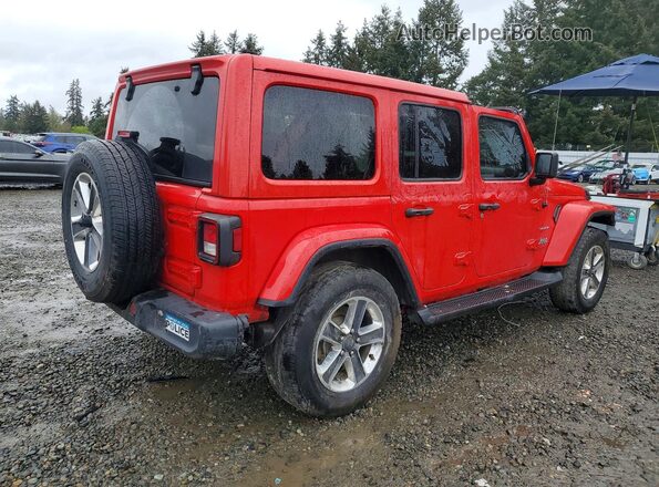 1C4HJXEN3MW545187 2021 JEEP WRANGLER Red Հետևի աջ