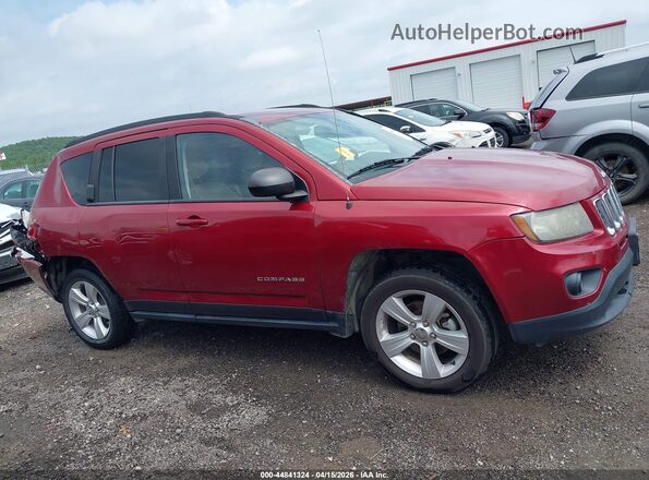1C4NJCBA0GD567533 2016 JEEP COMPASS Red Vista interior trasera