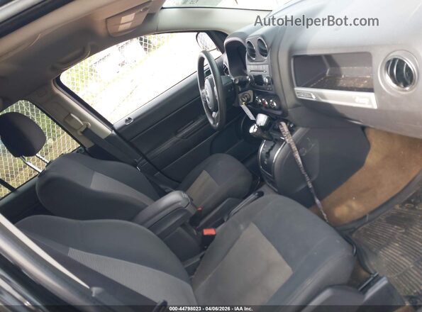1C4NJCBA0HD147952 2017 JEEP COMPASS Black Widok wnętrza z przodu