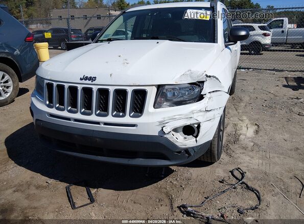 1C4NJCBA3GD591132 2016 JEEP COMPASS White Դիմացի տեսք