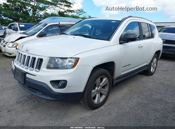 1C4NJCBA4GD665187 2016 JEEP COMPASS Белый Передняя левая четверть