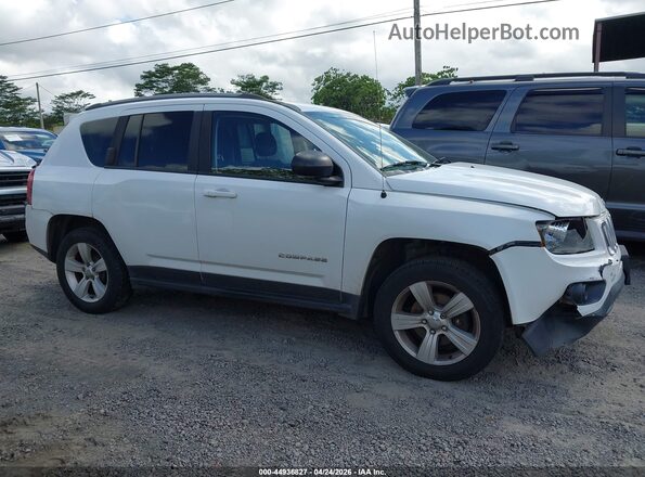 1C4NJCBA4GD665187 2016 JEEP COMPASS Белый Вид задней части салона