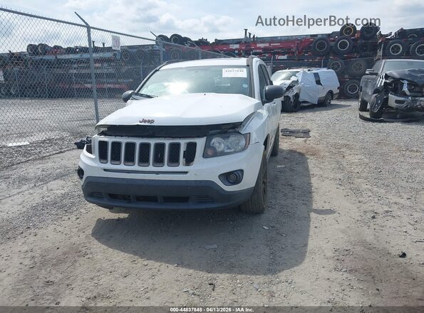 1C4NJCBB3GD726280 2016 JEEP COMPASS White Առջևի ձախ երեք քառորդ տեսարան