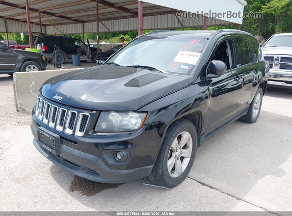 1C4NJDBB1HD107006 2017 JEEP COMPASS Black Przód lewy