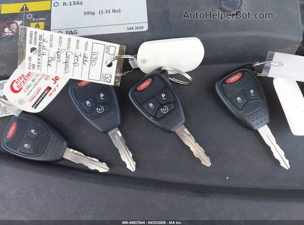 1C4NJDBB6GD756296 2016 JEEP COMPASS Blue Vista del salpicadero