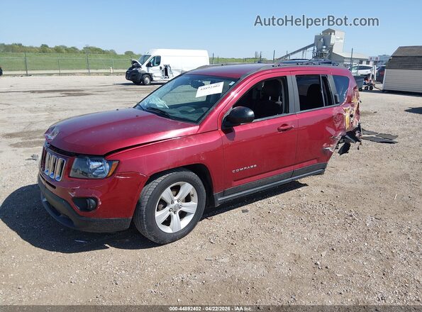 1C4NJDBBXGD686771 2016 JEEP COMPASS Красный Передняя левая четверть