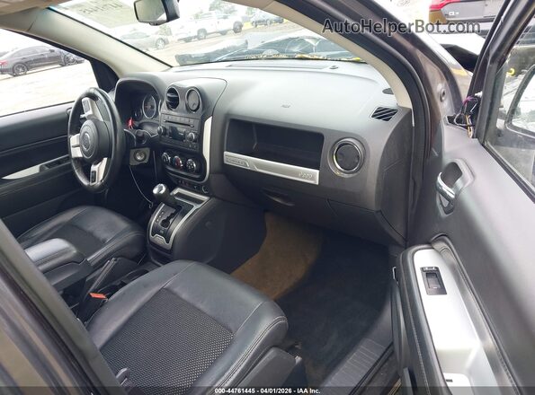 1C4NJDEBXGD778345 2016 JEEP COMPASS Gray წინა სალონის ხედი