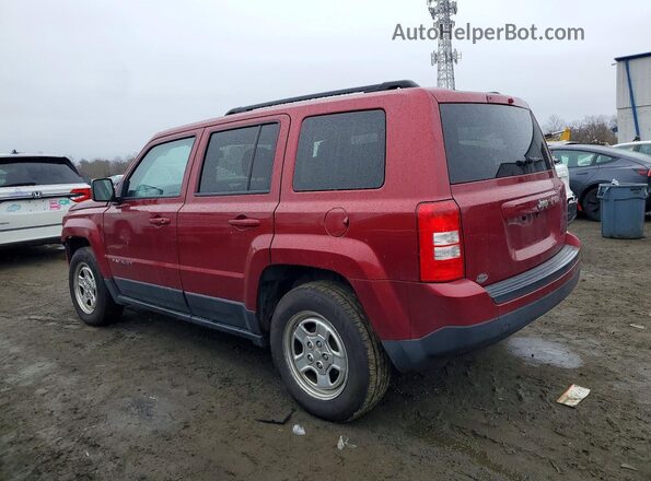 1C4NJPBA3GD636738 2016 JEEP PATRIOT Maroon Задня ліва чверть
