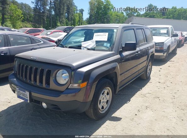 1C4NJPBA3GD669674 2016 JEEP PATRIOT Gray წინა მარცხენა ხედი სამი მეოთხედიდან