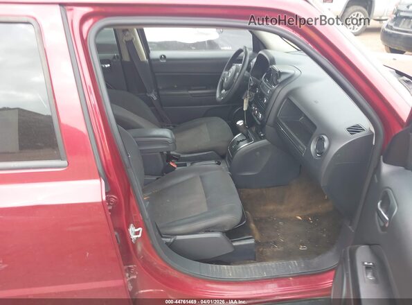 1C4NJPBA4GD643214 2016 JEEP PATRIOT Maroon Вид салону спереду